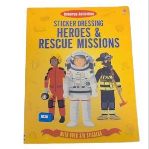 Heros And Rescue Missions Usborne sticker book